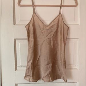 Trina Turk Nude Silk Camisole